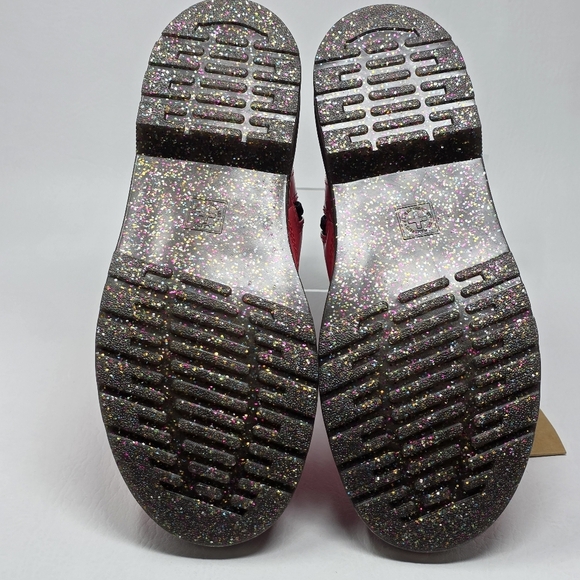 Dr. Martens 31405 Gradient Glitter Lace-up Zipper Boots Womens Size 7 Pink New - Picture 6 of 13